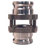 Cam & Groove In-Line Sight Glass Adapter x Adapter